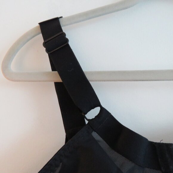 ELOMI Energise Sports Bra in Black Support Athleisure - Size US 42DDD - Picture 13 of 14